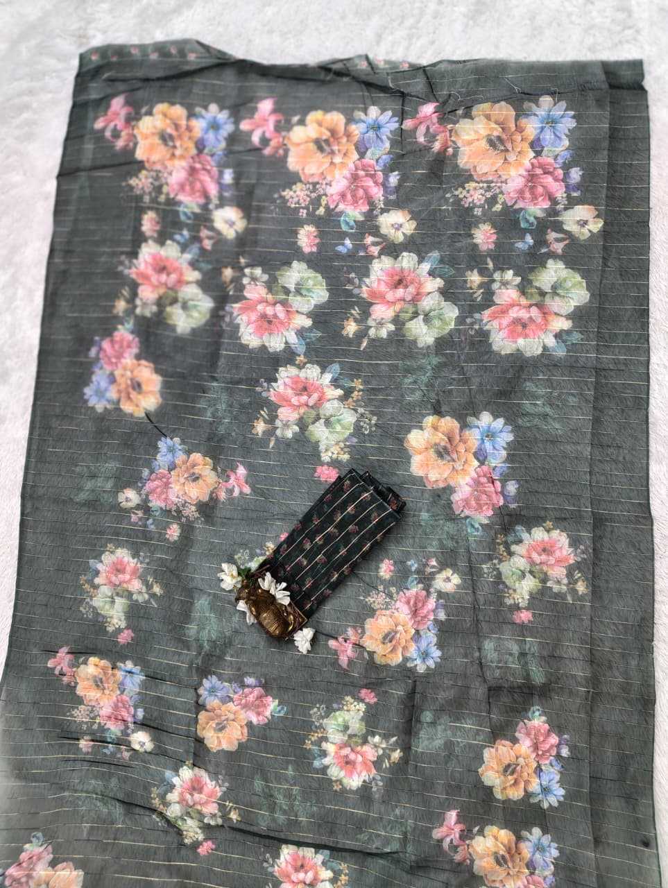 YNF Wholesale Organza Organza Sarees  | Surat Manufacturer