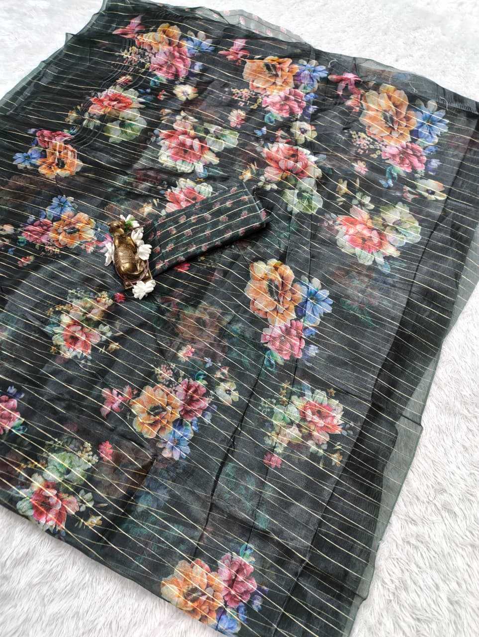 YNF Wholesale Organza Organza Sarees  | Surat Manufacturer