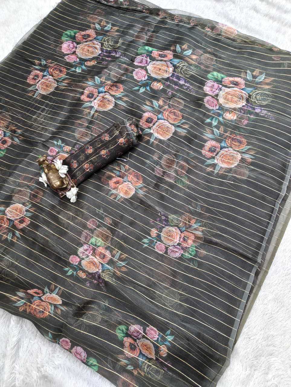 YNF Wholesale Organza Organza Sarees  | Surat Manufacturer