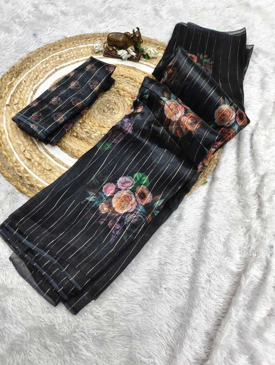 YNF Wholesale Organza Organza Sarees  | Surat Manufacturer