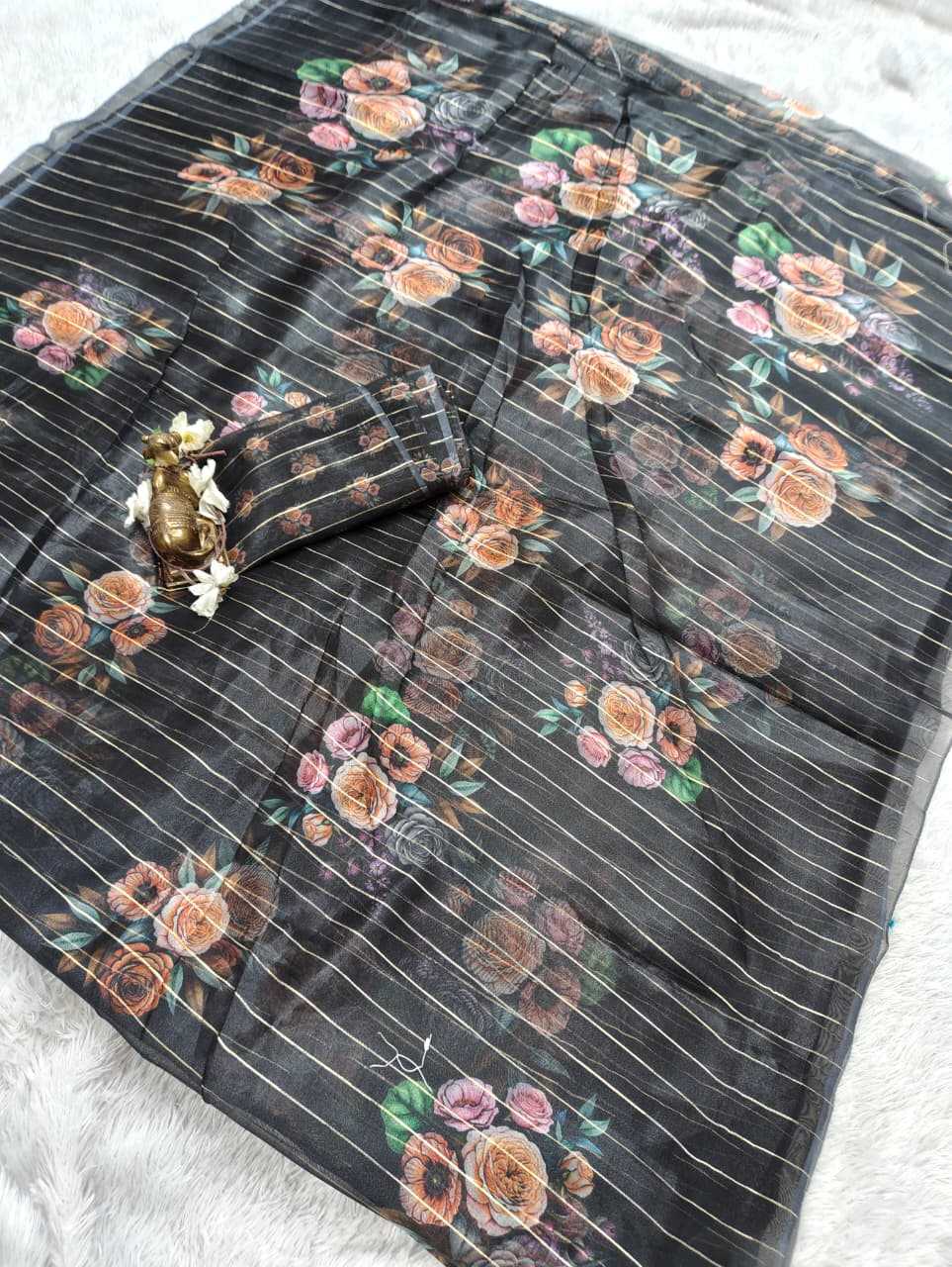 YNF Wholesale Organza Organza Sarees  | Surat Manufacturer
