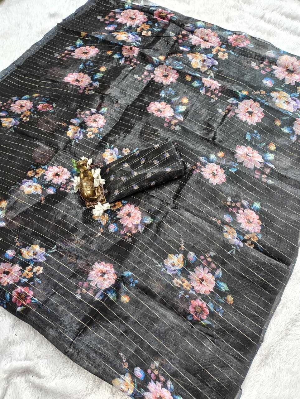 YNF Wholesale Organza Organza Sarees  | Surat Manufacturer