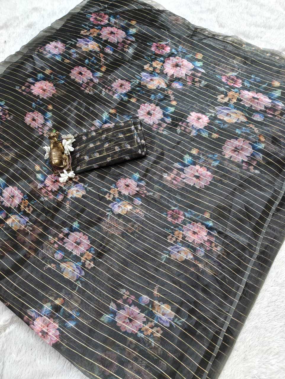 YNF Wholesale Organza Organza Sarees  | Surat Manufacturer