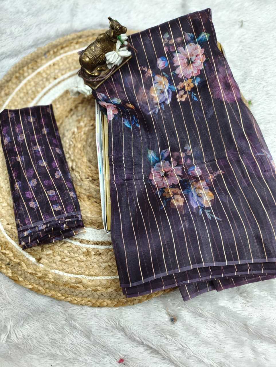YNF Wholesale Organza Organza Sarees  | Surat Manufacturer