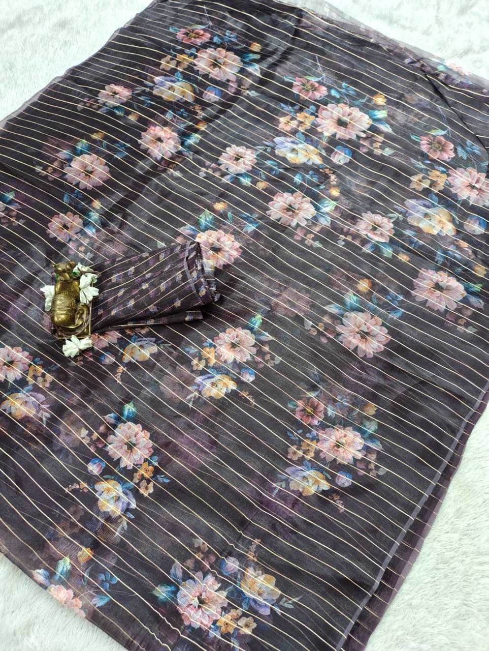 YNF Wholesale Organza Organza Sarees  | Surat Manufacturer