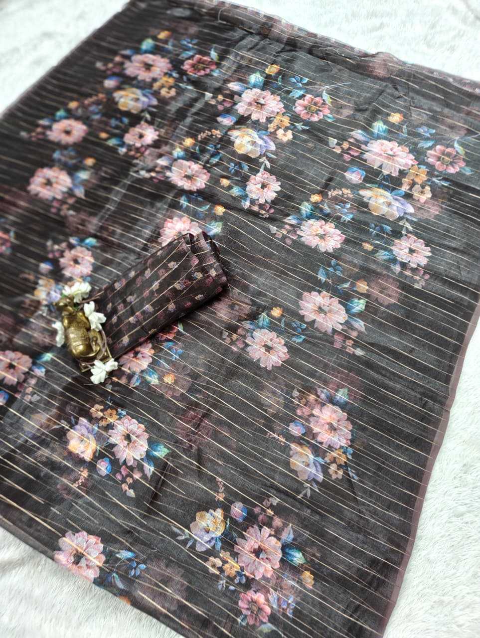 YNF Wholesale Organza Organza Sarees  | Surat Manufacturer