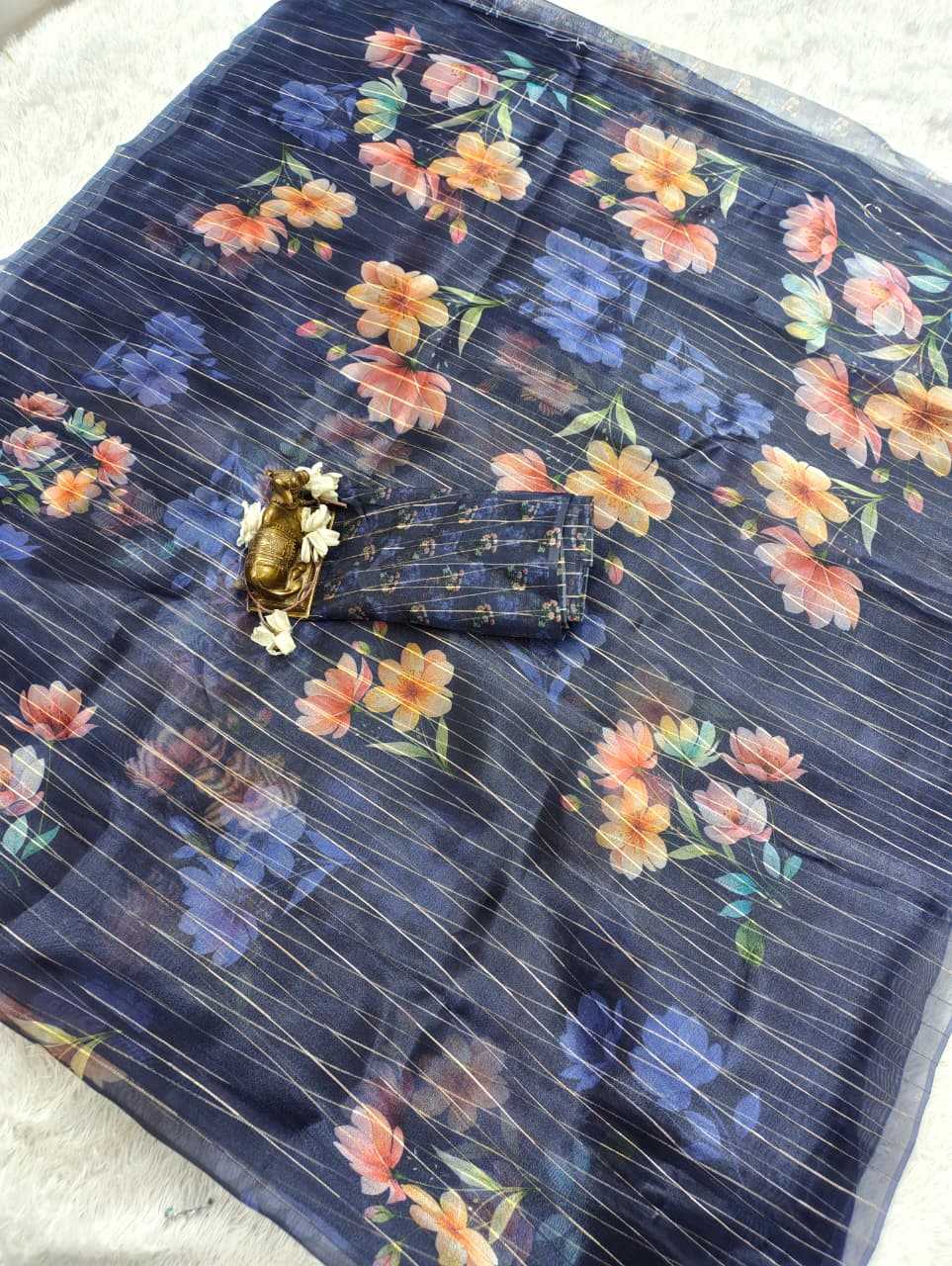 YNF Wholesale Organza Organza Sarees  | Surat Manufacturer
