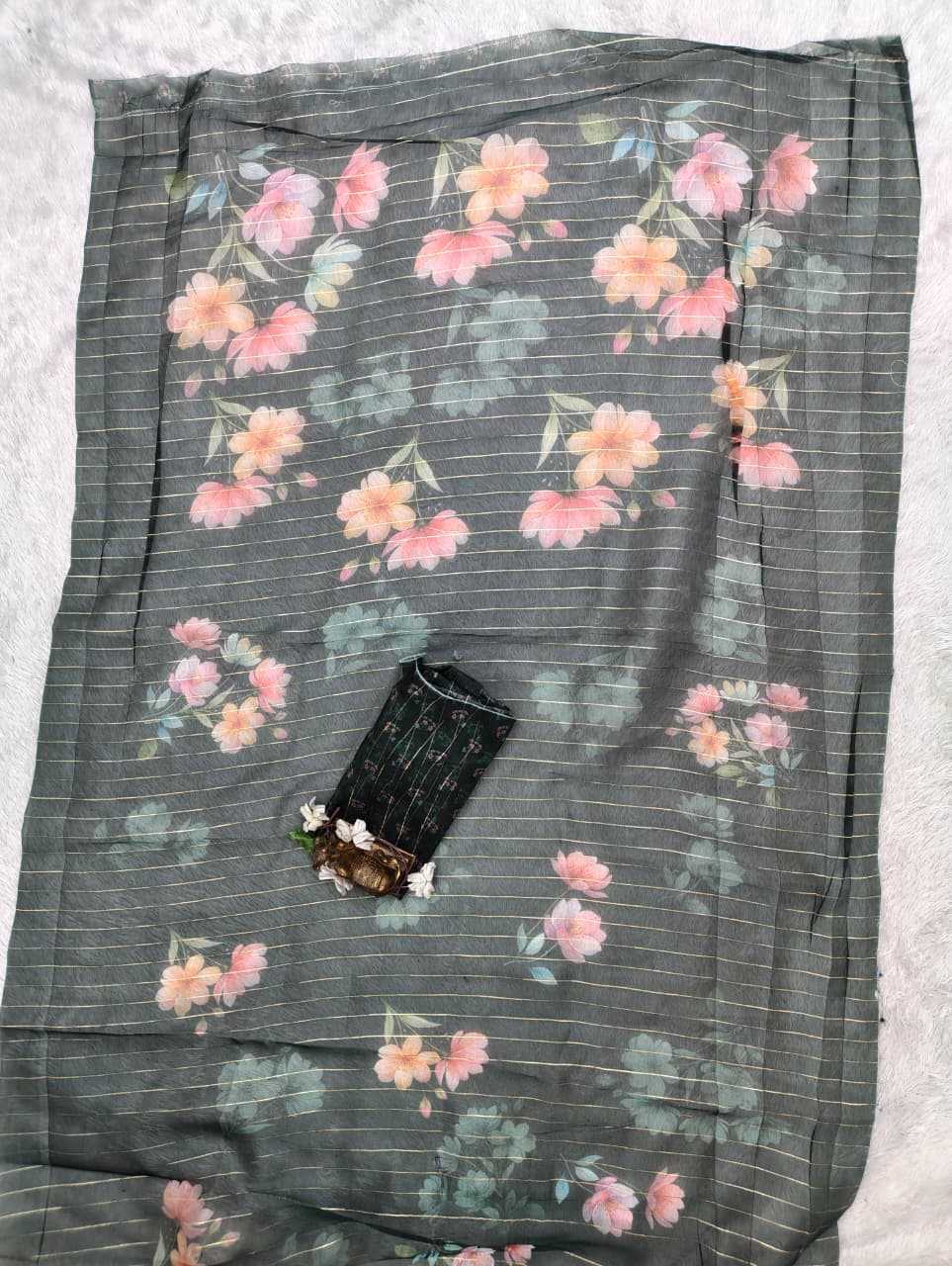 YNF Wholesale Organza Organza Sarees  | Surat Manufacturer