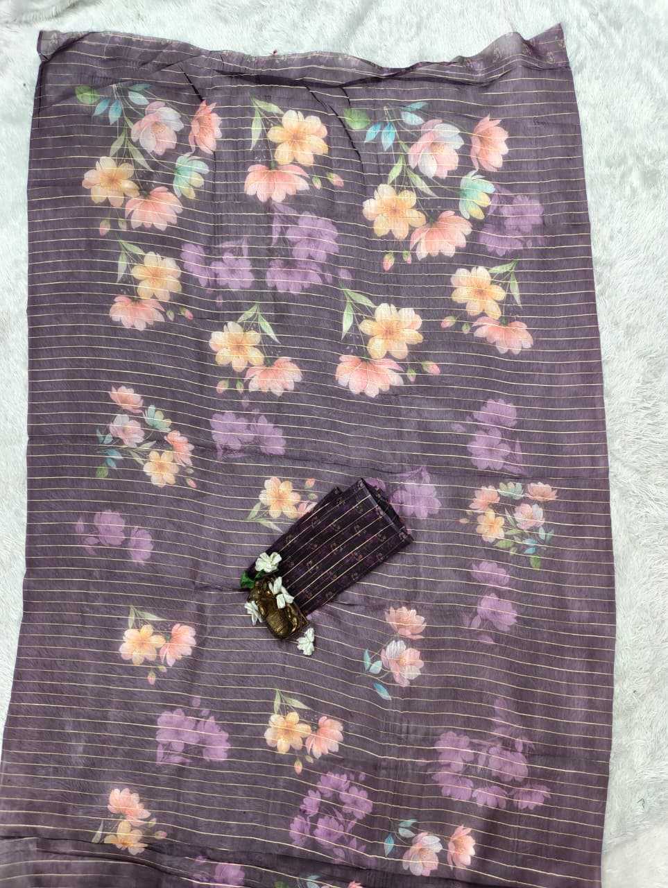 YNF Wholesale Organza Organza Sarees  | Surat Manufacturer