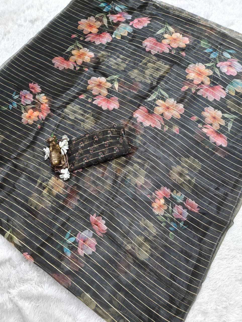 YNF Wholesale Organza Organza Sarees  | Surat Manufacturer