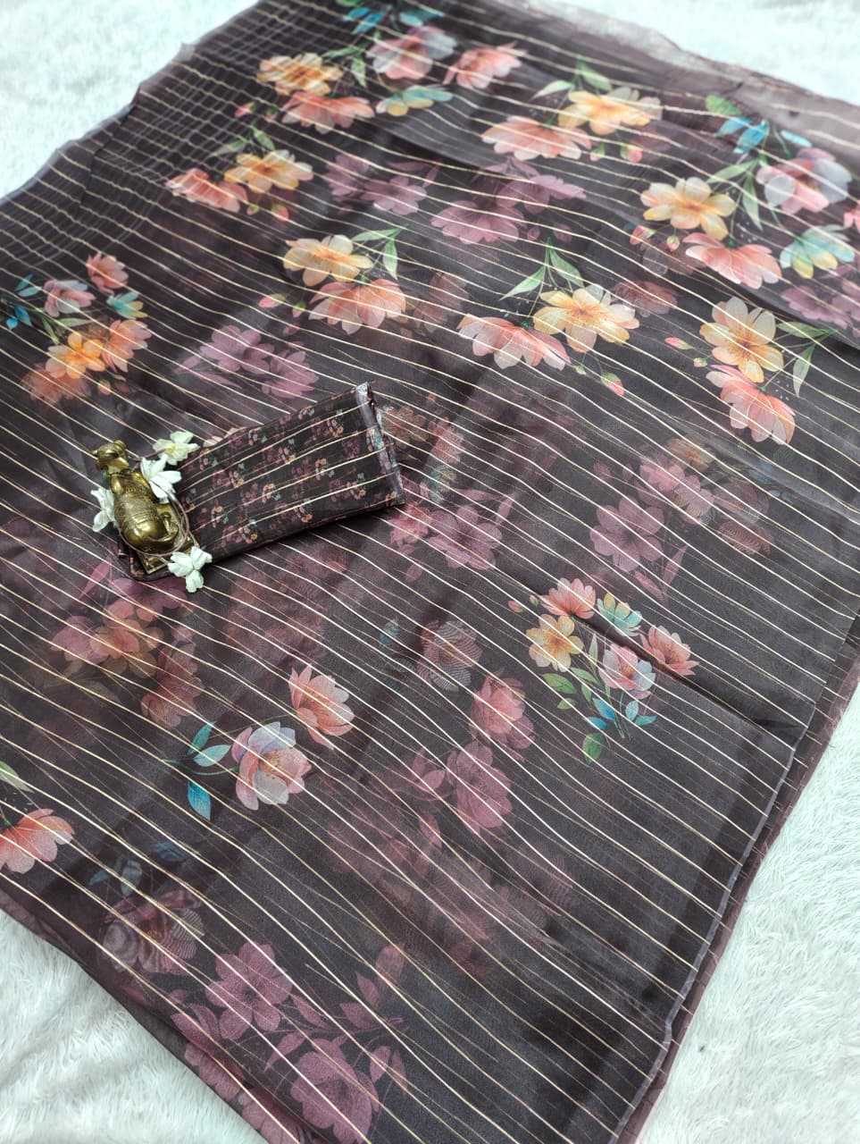 YNF Wholesale Organza Organza Sarees  | Surat Manufacturer