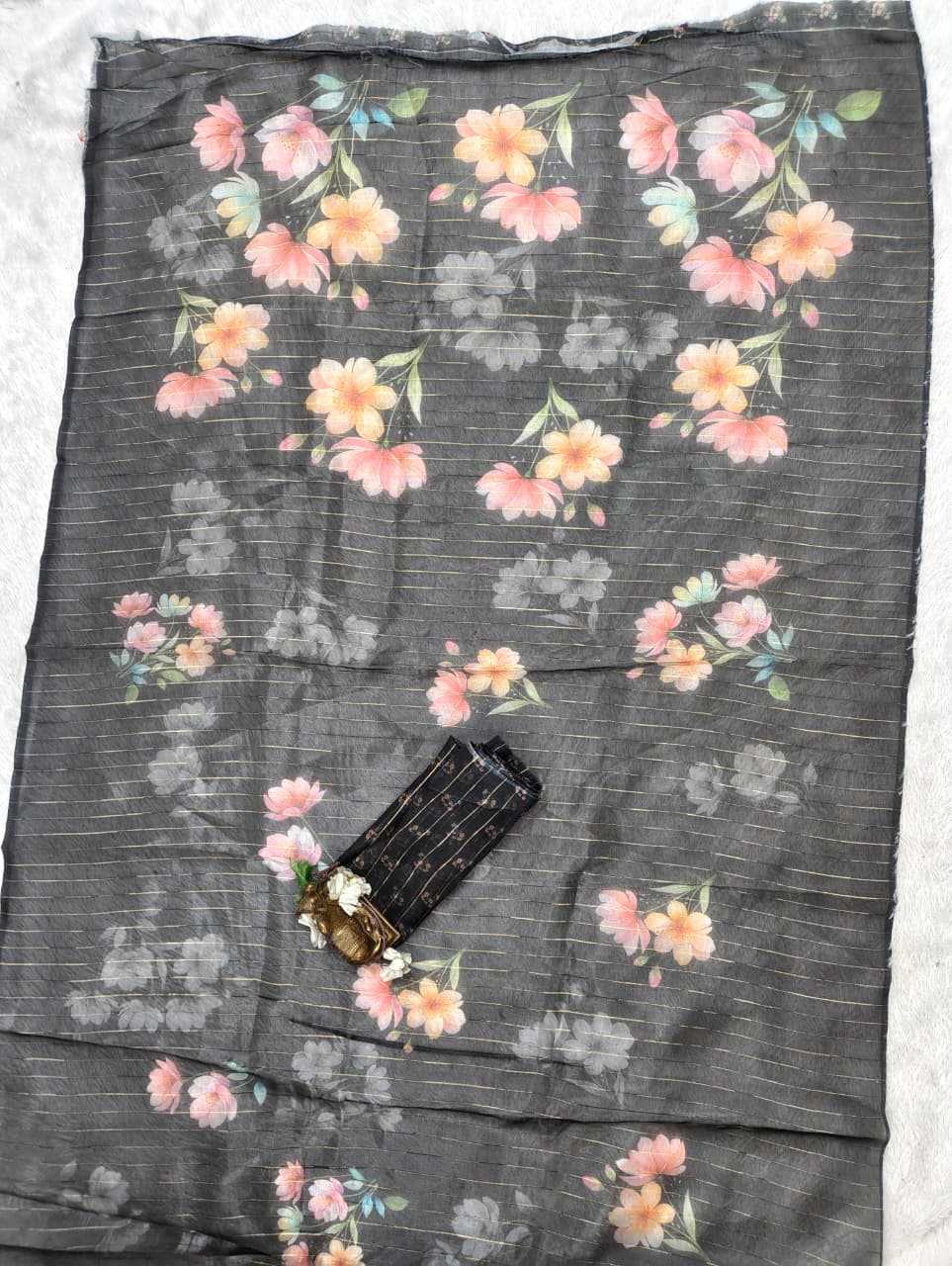 YNF Wholesale Organza Organza Sarees  | Surat Manufacturer