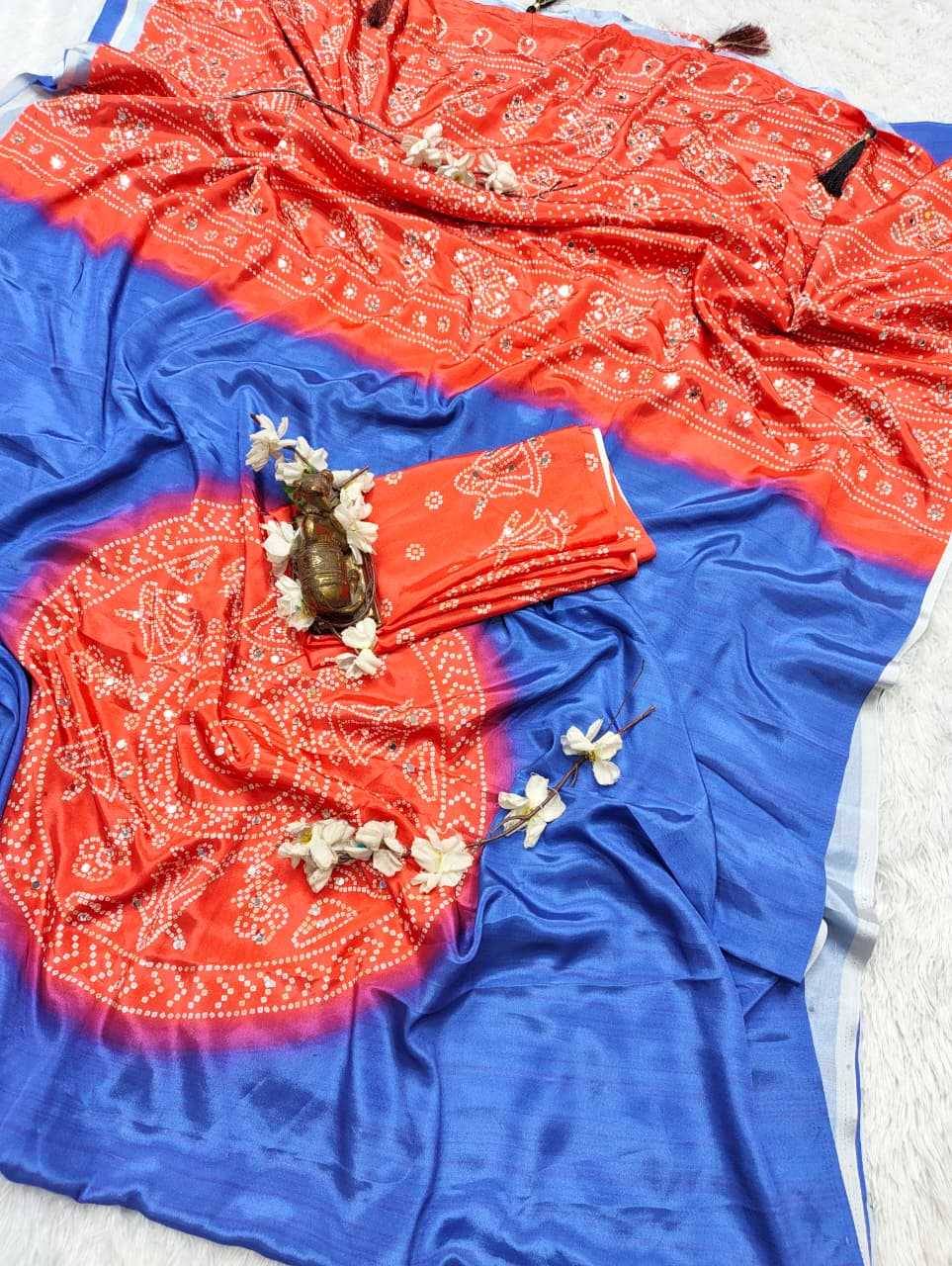 YNF Wholesale Crepe Silk Kashmiri Sarees  | Surat Manufacturer