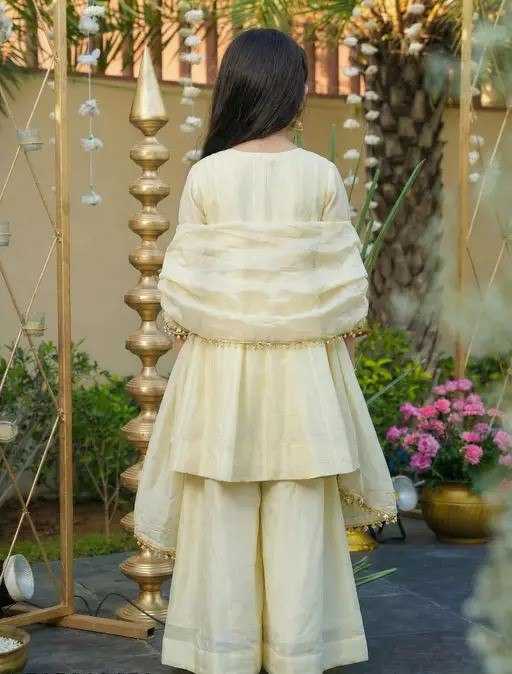 YNF Wholesale Chinon Silk Kids Suit  | Surat Manufacturer