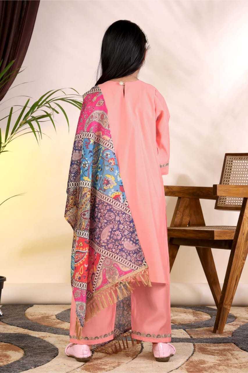 YNF Wholesale Heavy Roman Silk Kids Suit  | Surat Manufacturer