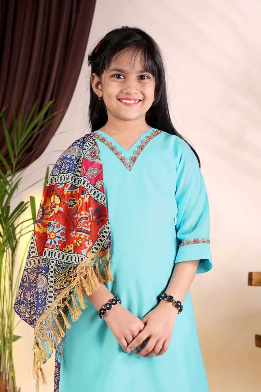 YNF Wholesale Heavy Roman Silk Kids Suit  | Surat Manufacturer