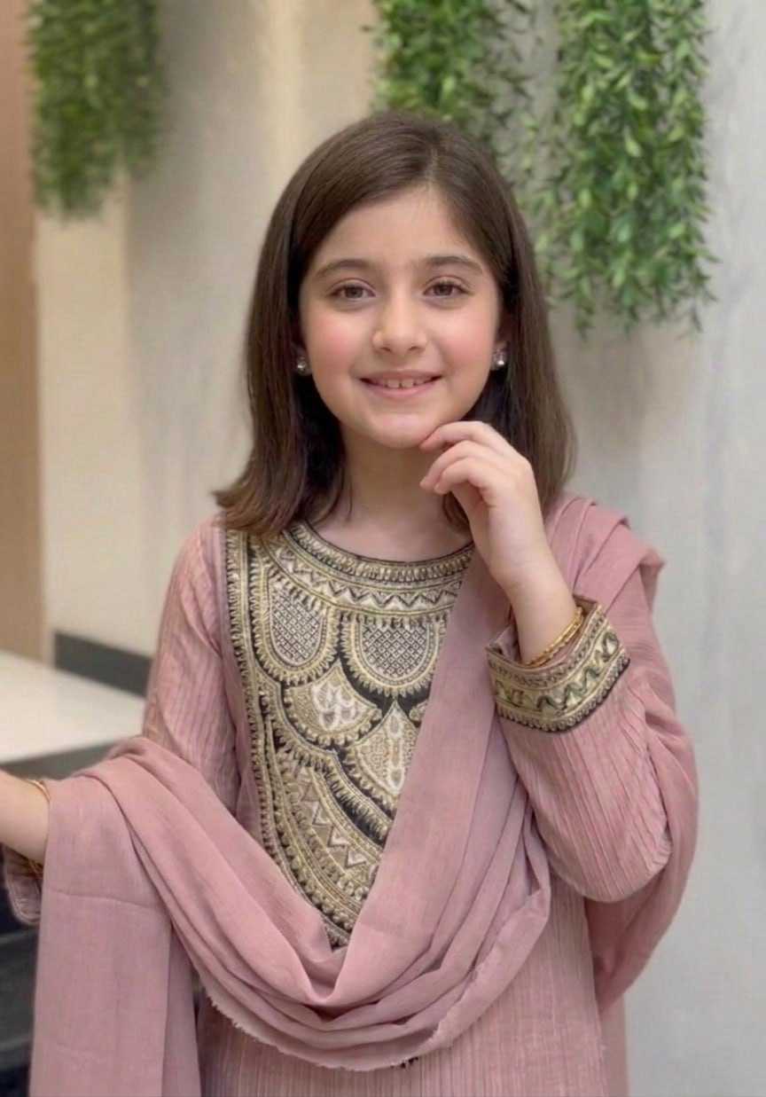 YNF Wholesale Crush Silk Kids Suit  | Surat Manufacturer