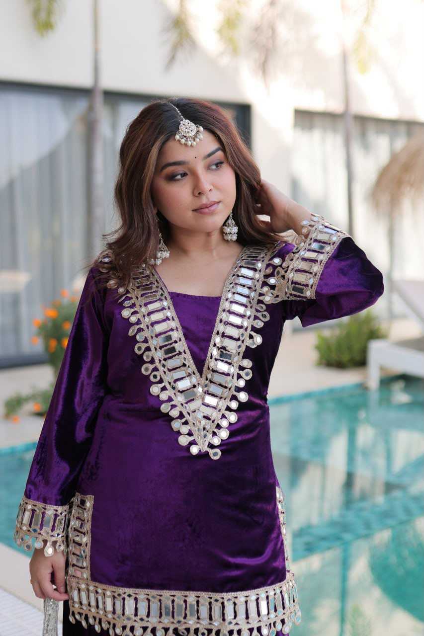 YNF Wholesale Velvet Velvet Suits  | Surat Manufacturer