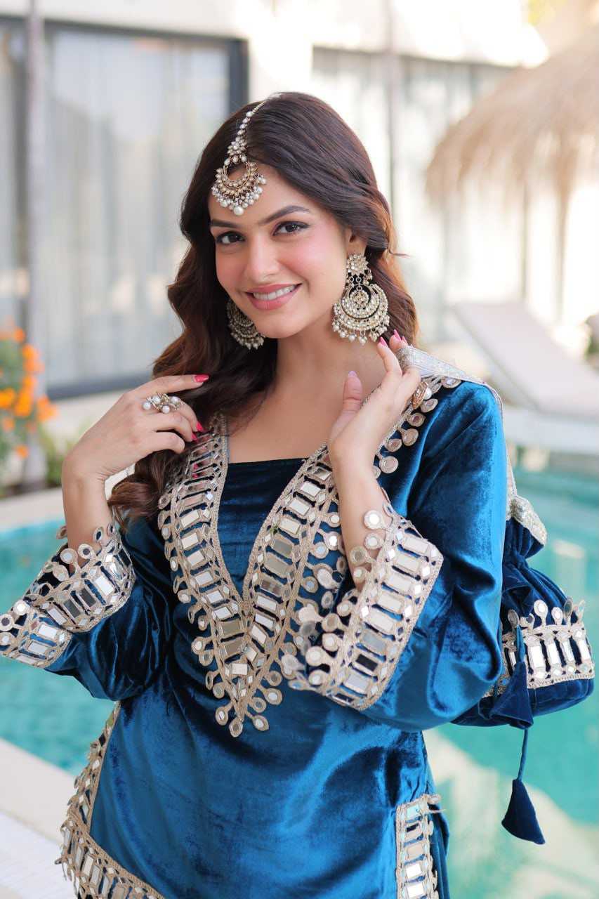 YNF Wholesale Velvet Velvet Suits  | Surat Manufacturer
