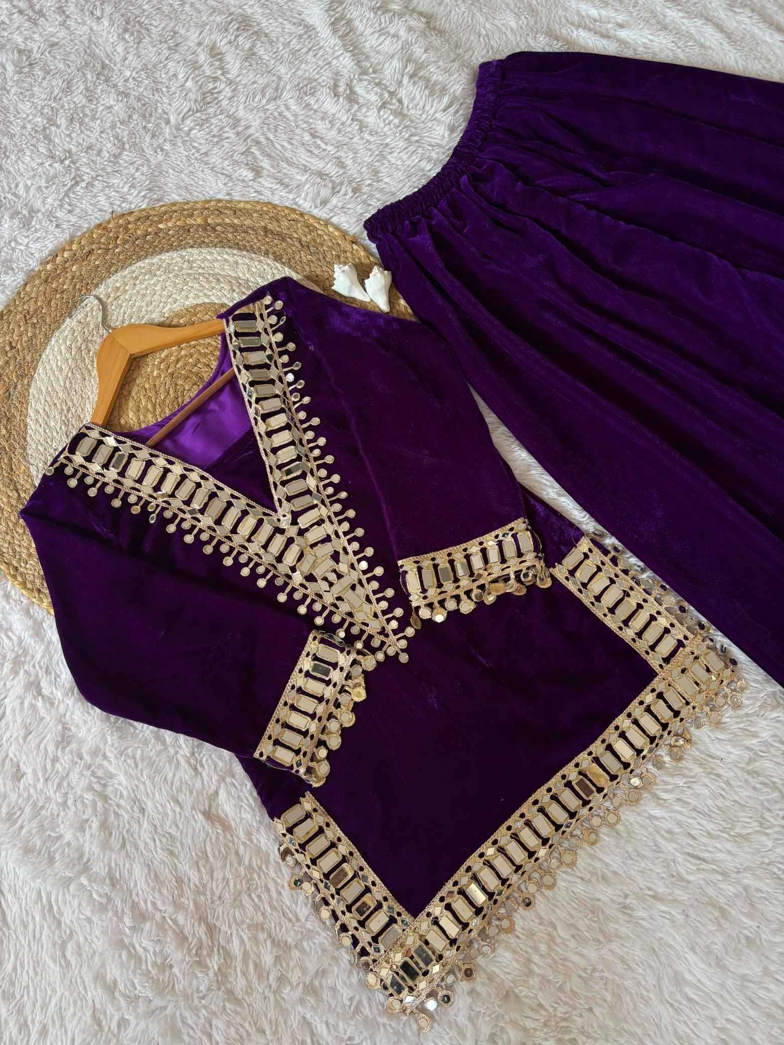YNF Wholesale Velvet Velvet Suits  | Surat Manufacturer