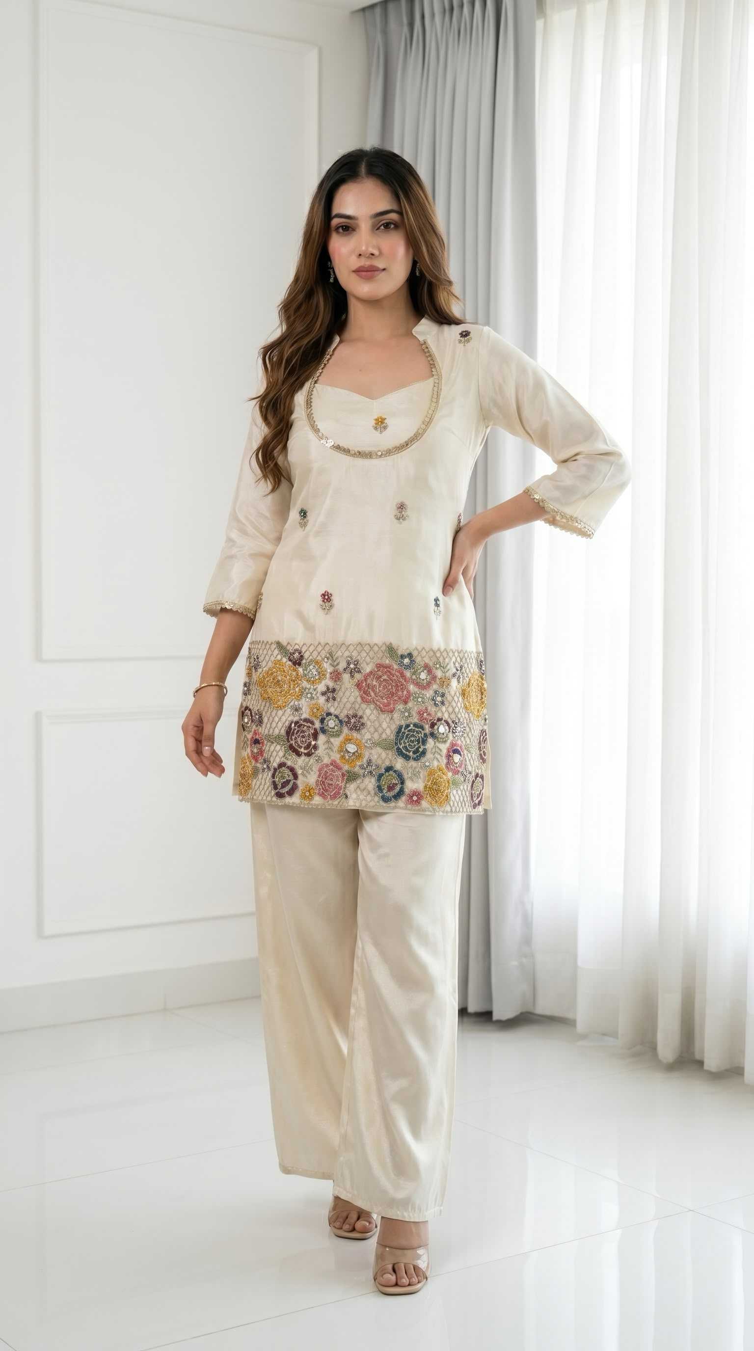 YNF Wholesale Chinon Embroidery Suits  | Surat Manufacturer