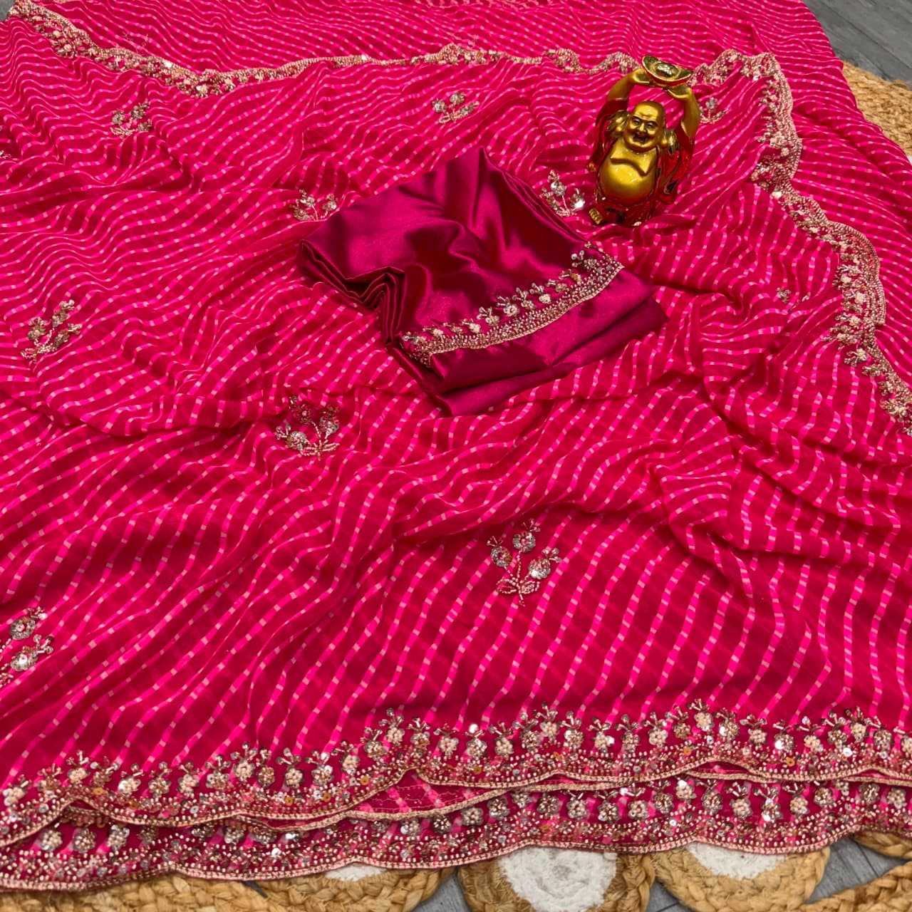 YNF Wholesale Georgette Printed Sarees  | Surat Manufacturer