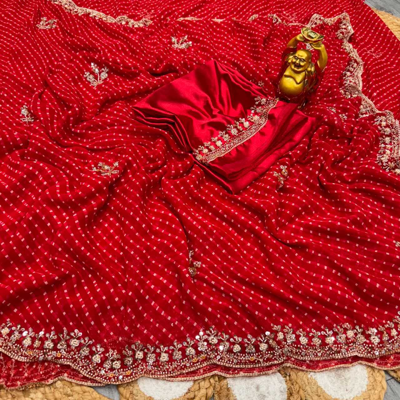 YNF Wholesale Georgette Printed Sarees  | Surat Manufacturer