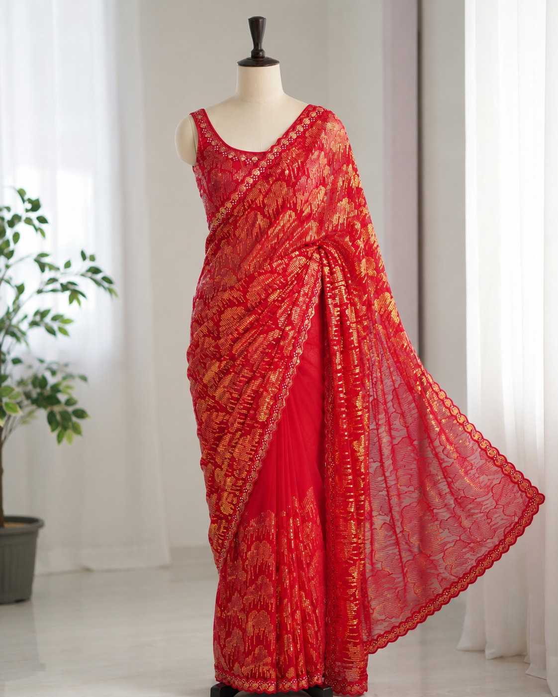 YNF Wholesale Net Designer Sarees  | Surat Manufacturer