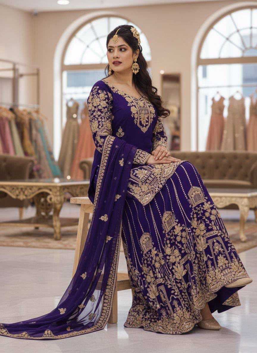 YNF Wholesale Faux Georgette Party Wear Kurtis  | Surat Manufacturer