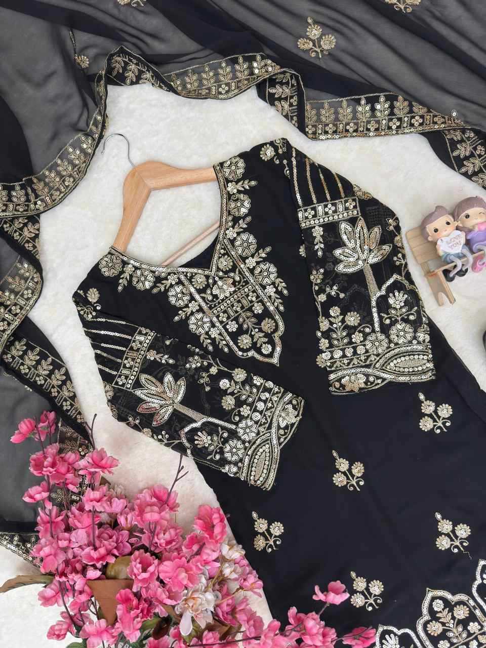 YNF Wholesale Faux Georgette Party Wear Kurtis  | Surat Manufacturer