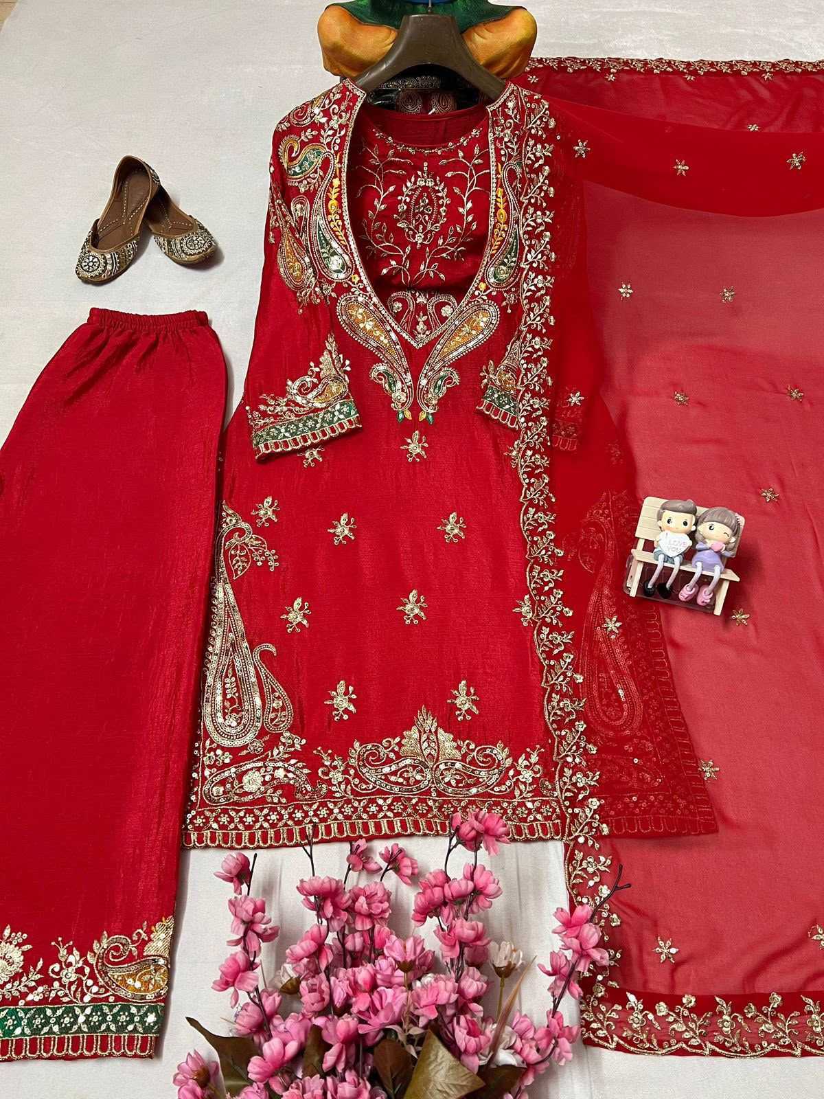 YNF Wholesale Chinon Designer Kurtis  | Surat Manufacturer