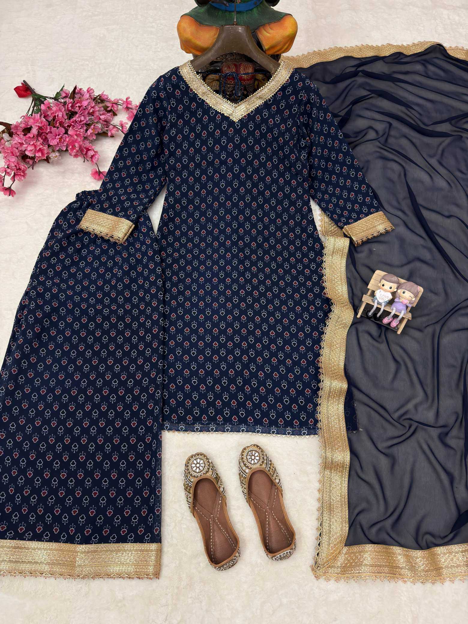 YNF Wholesale Georgette Printed Kurtis  | Surat Manufacturer