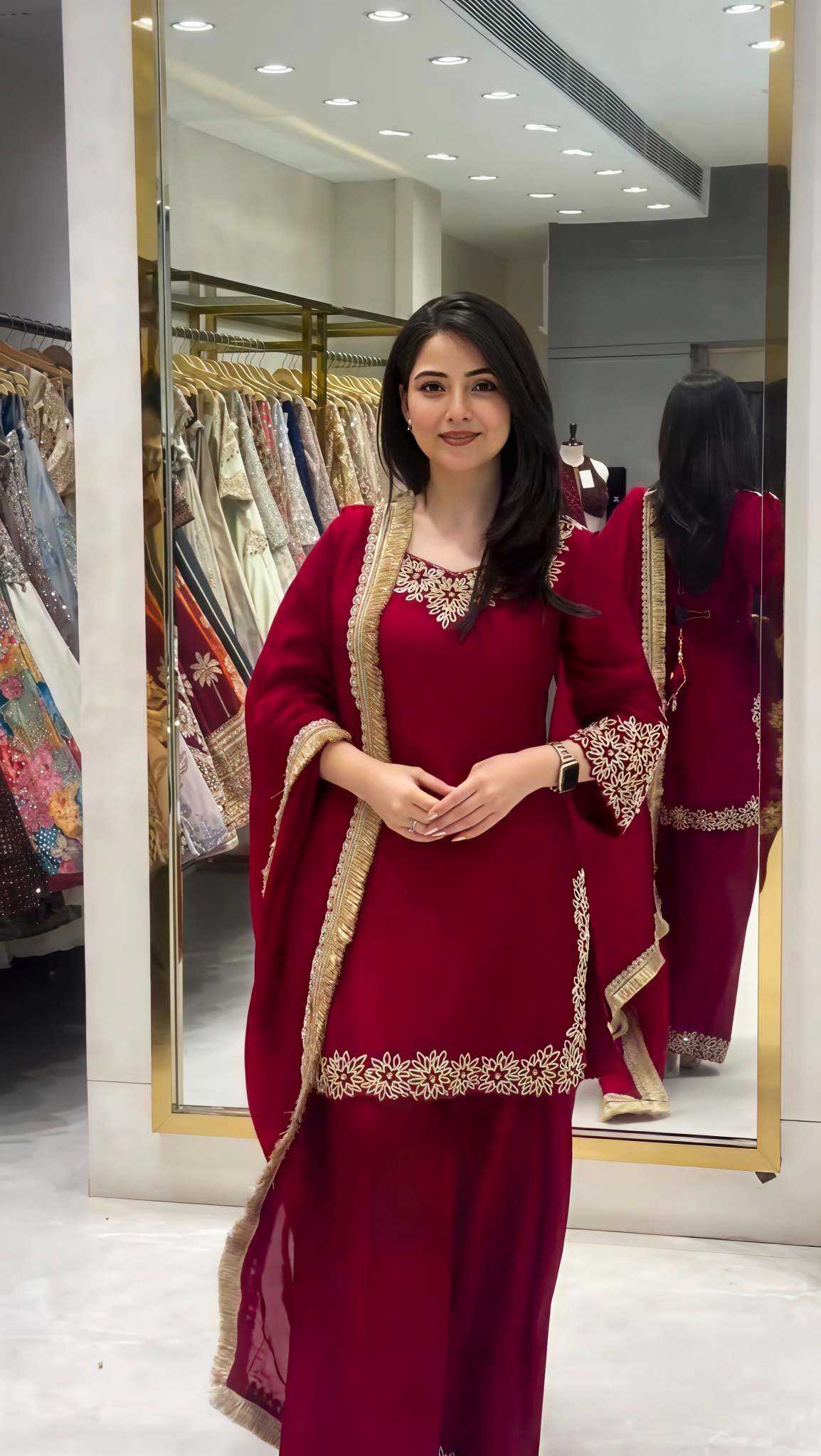 YNF Wholesale Faux Blooming Embroidery Suits  | Surat Manufacturer