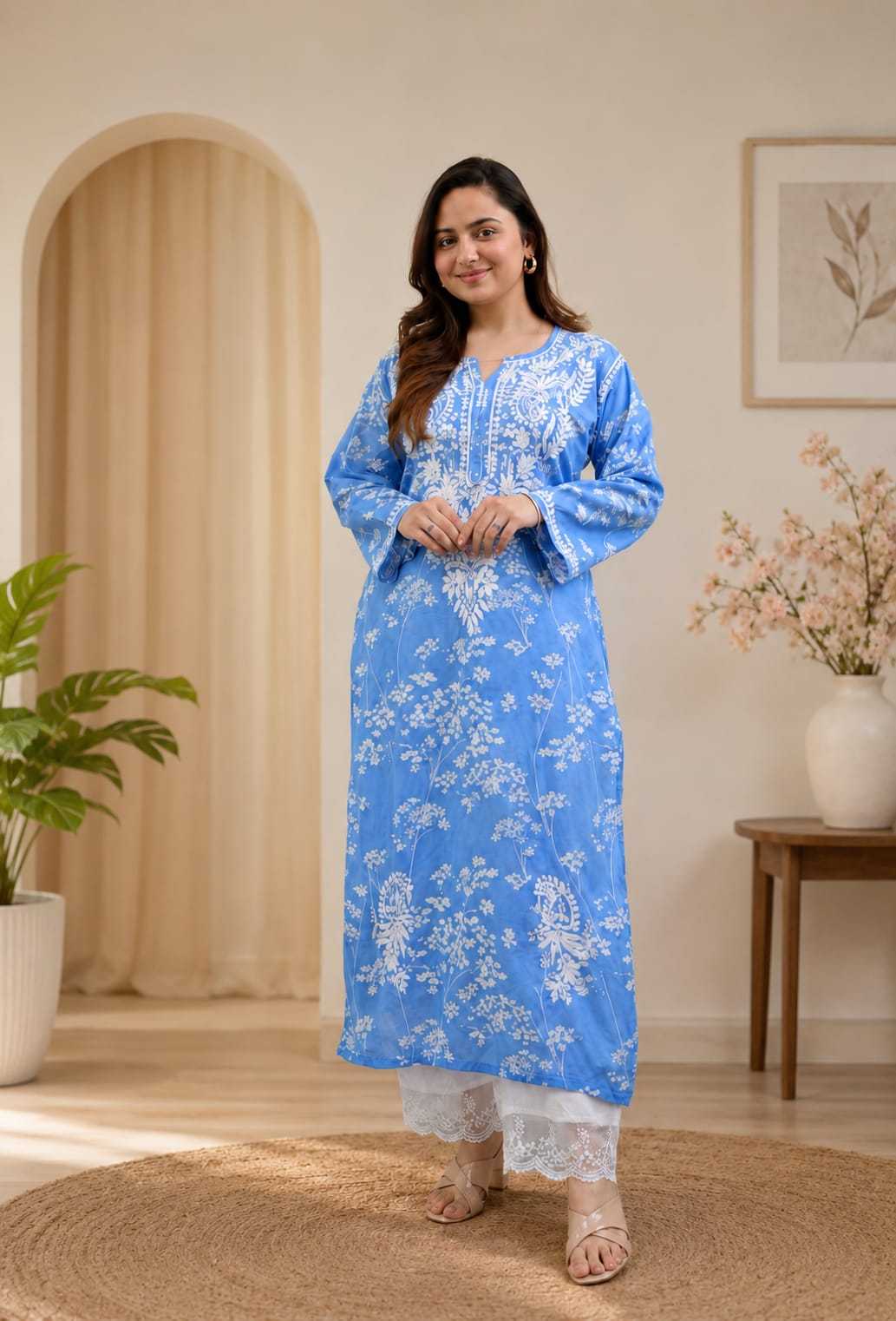 YNF Wholesale Cotton Designer Kurtis  | Surat Manufacturer
