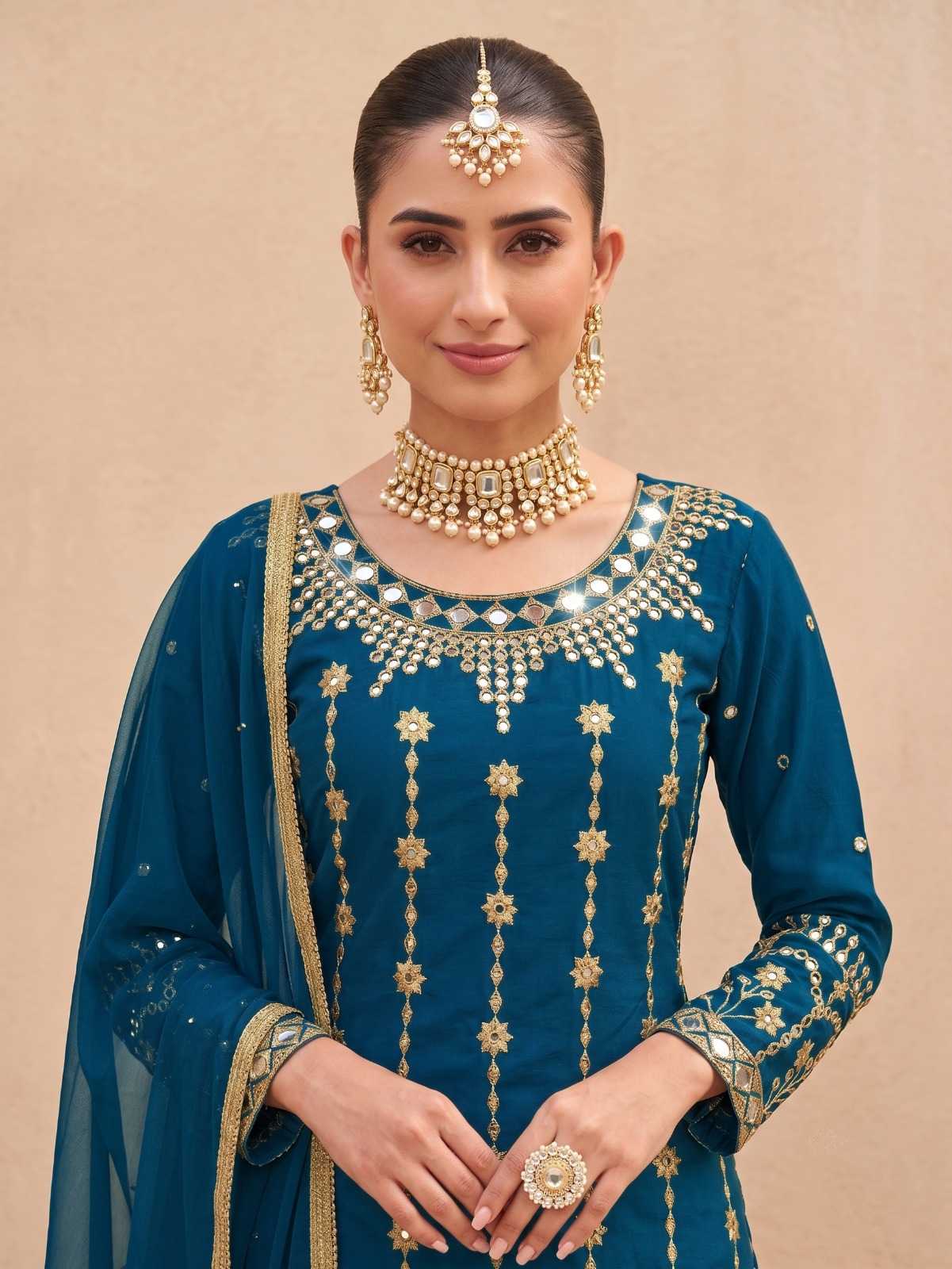 YNF Wholesale Soft Silk Embroidery Suits  | Surat Manufacturer