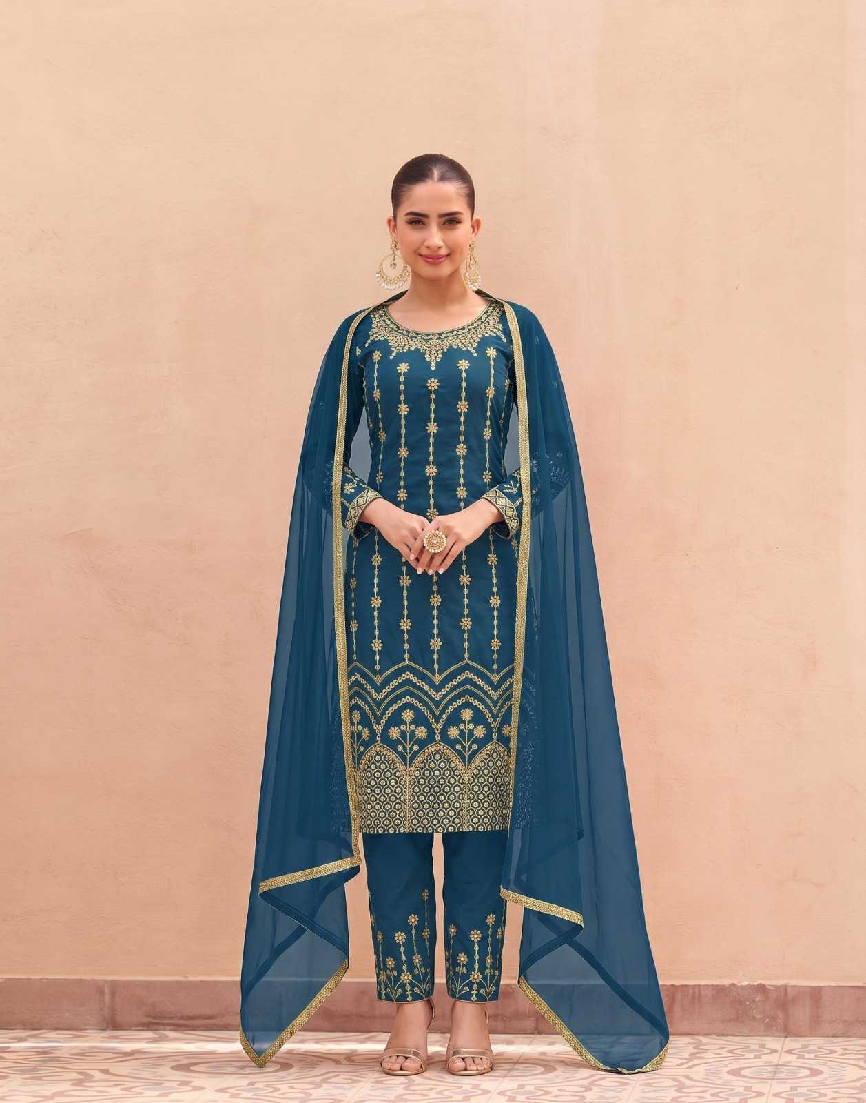 YNF Wholesale Soft Silk Embroidery Suits  | Surat Manufacturer