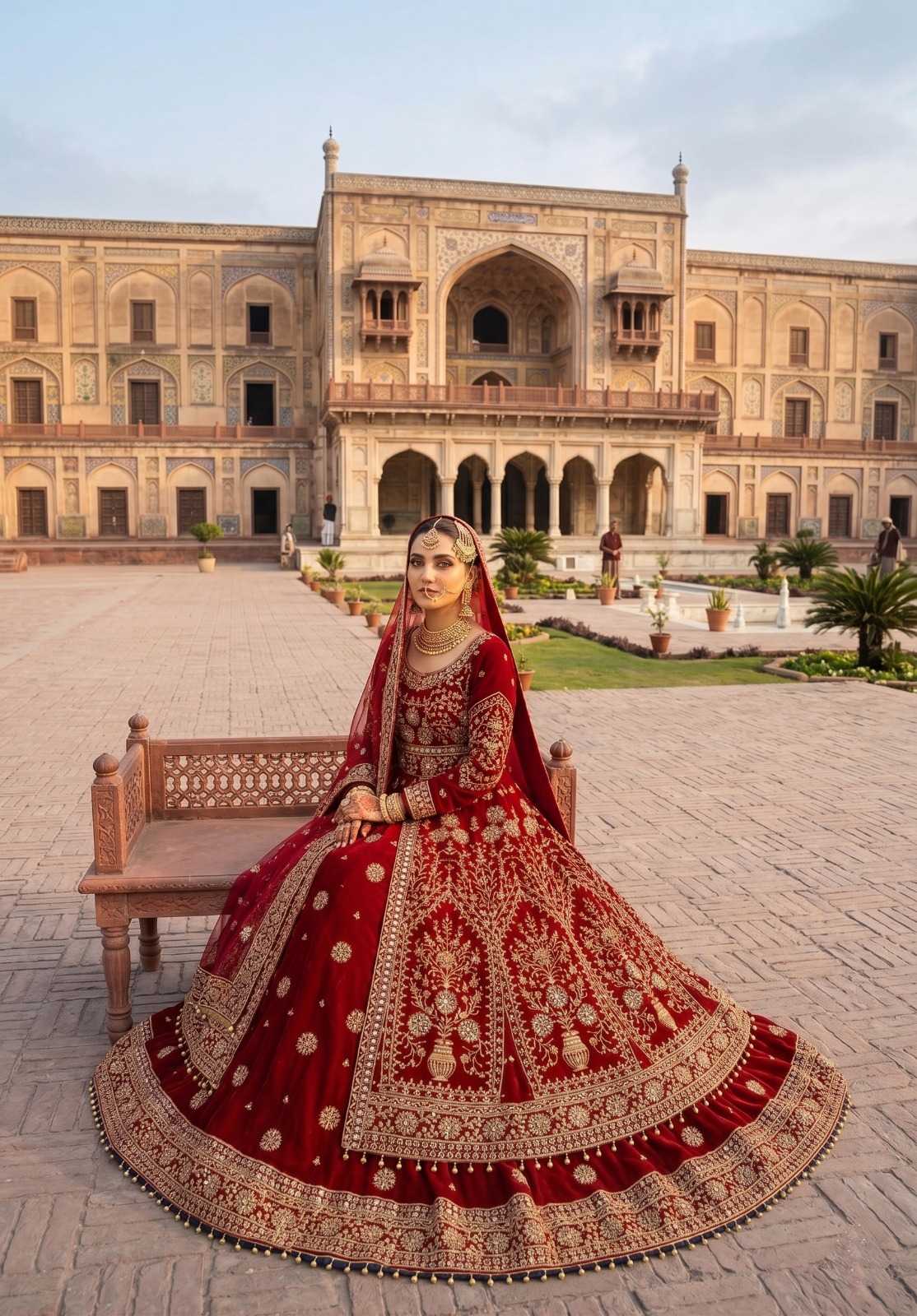 YNF Wholesale Velvet Wedding Lehenga  | Surat Manufacturer