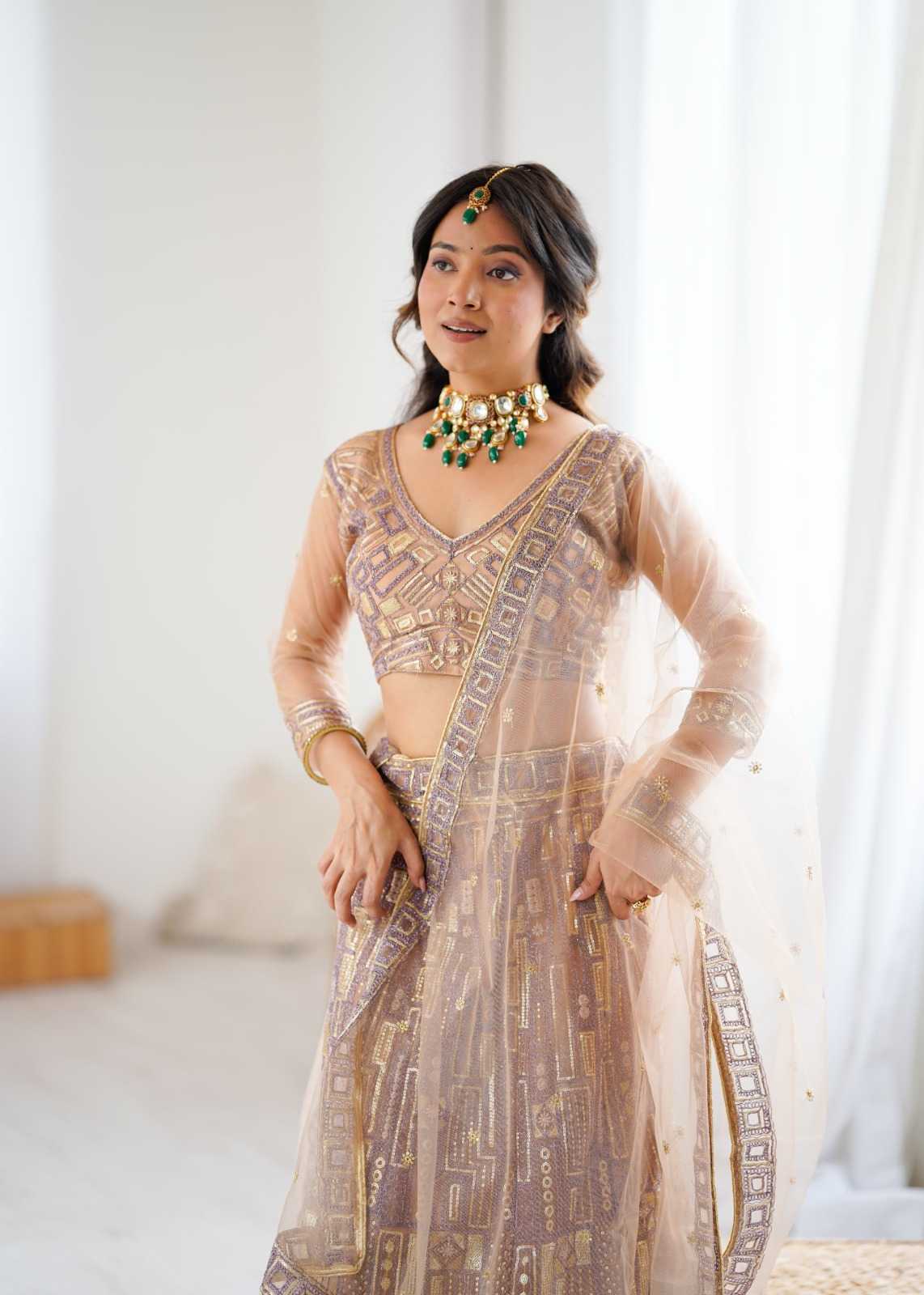 YNF Wholesale Butterfly Net Net Fancy Lehenga  | Surat Manufacturer