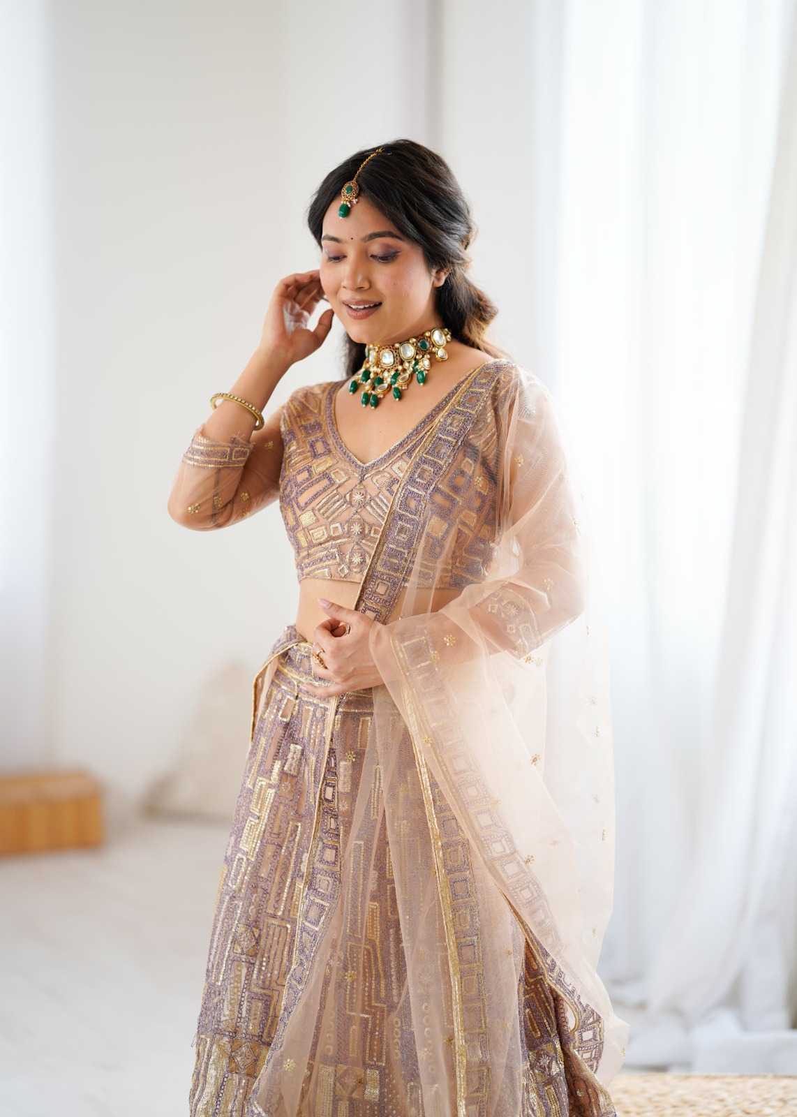 YNF Wholesale Butterfly Net Net Fancy Lehenga  | Surat Manufacturer