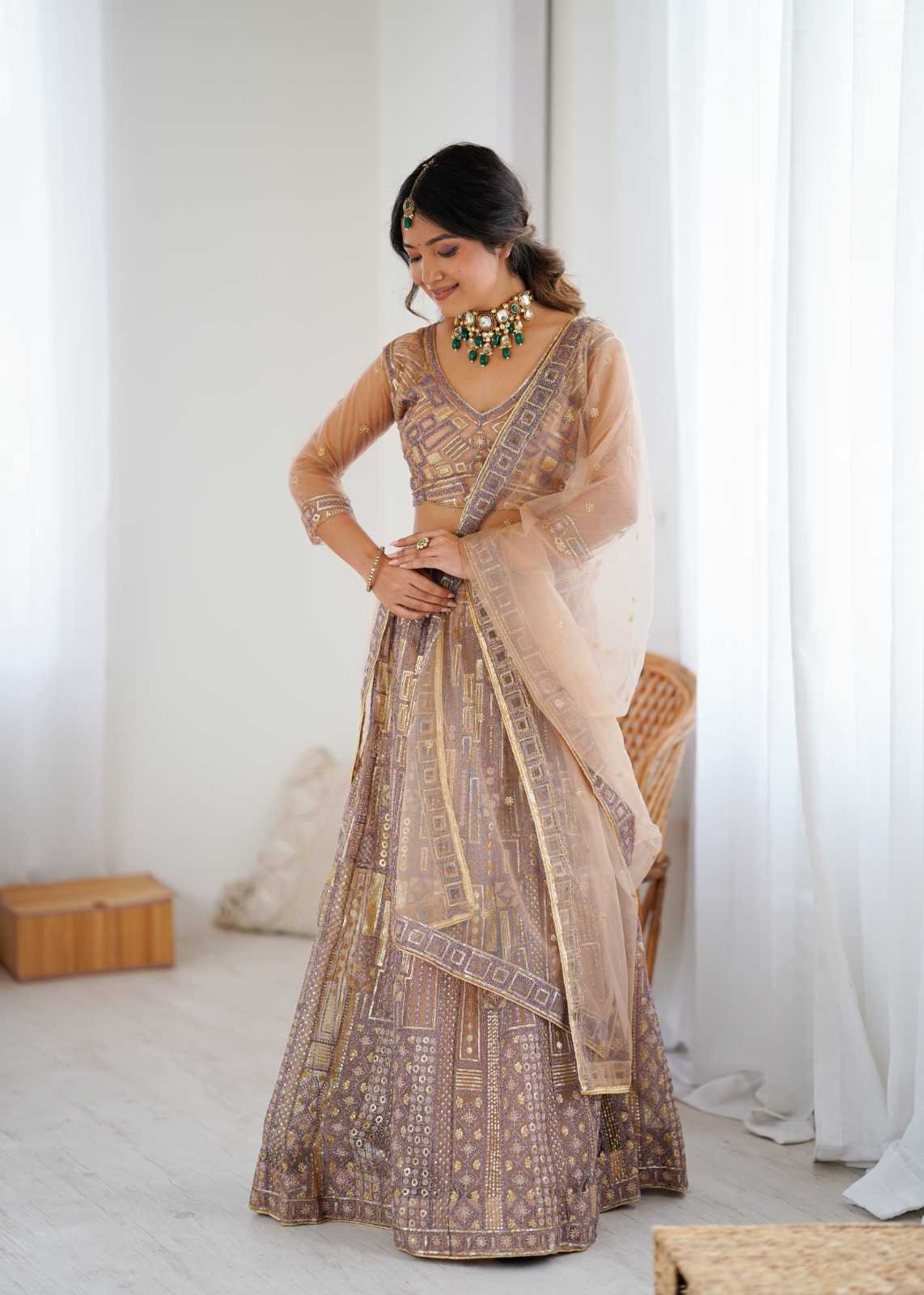 YNF Wholesale Butterfly Net Net Fancy Lehenga  | Surat Manufacturer