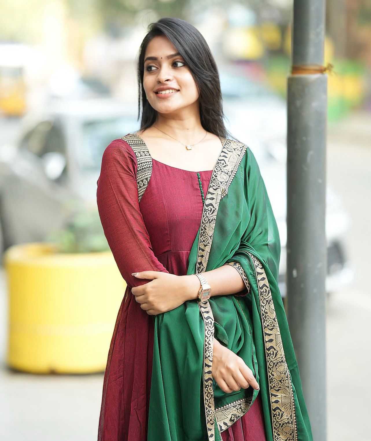 YNF Wholesale Vichitra Silk Fancy Gowns  | Surat Manufacturer