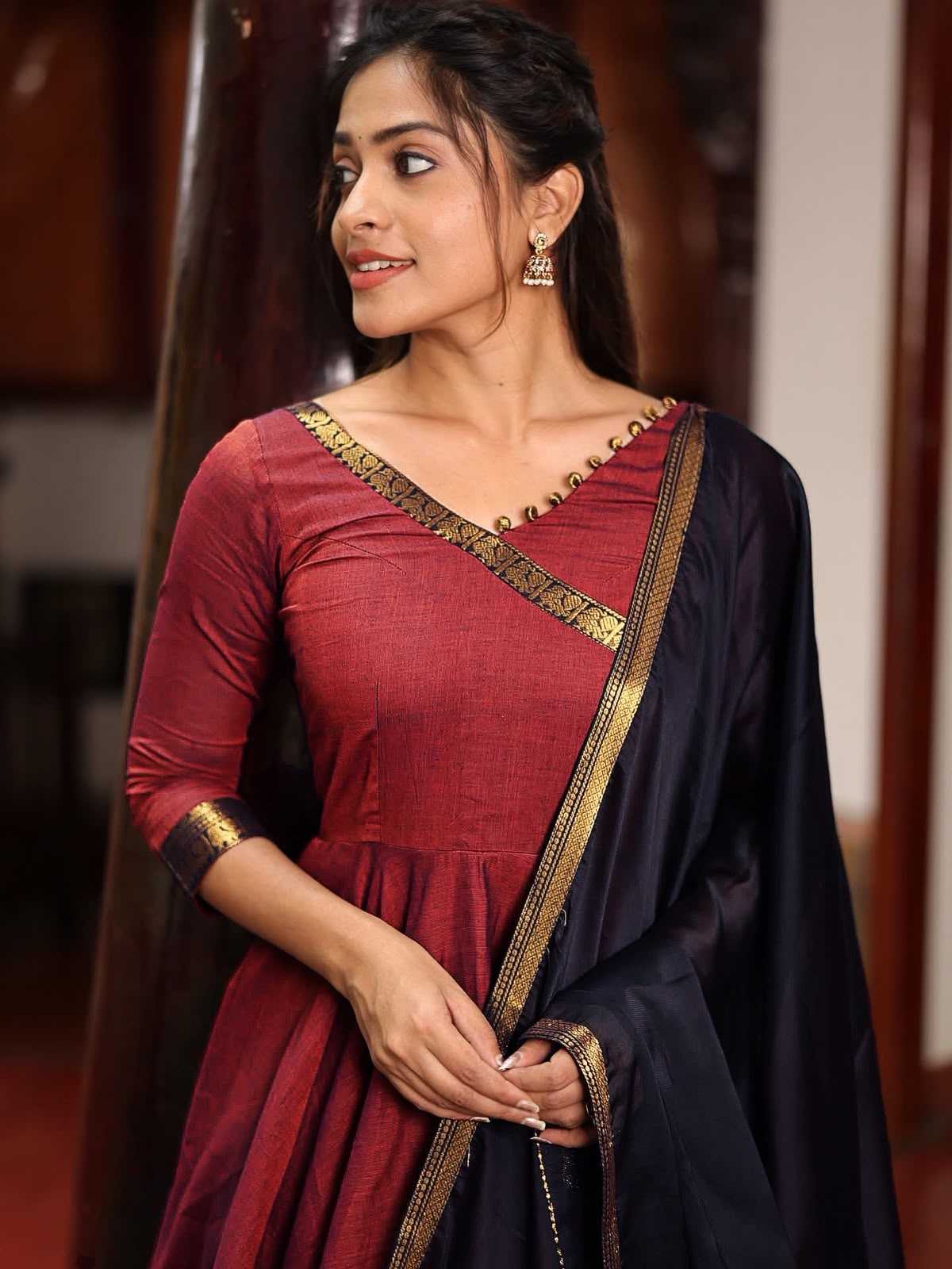 YNF Wholesale Vichitra Silk Designer Gowns  | Surat Manufacturer