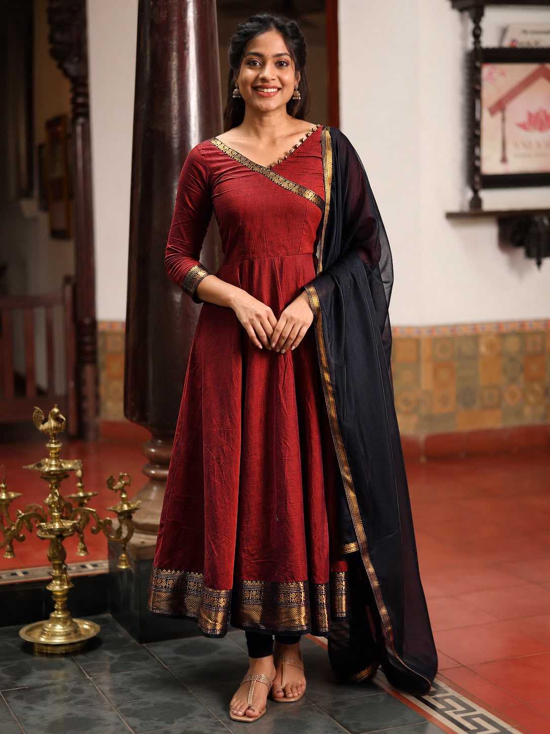 YNF Wholesale Vichitra Silk Designer Gowns  | Surat Manufacturer