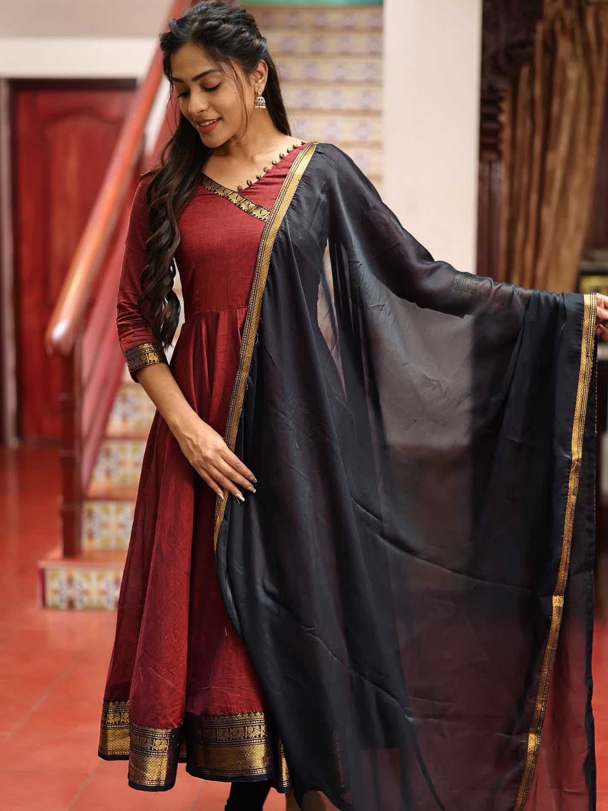 YNF Wholesale Vichitra Silk Designer Gowns  | Surat Manufacturer