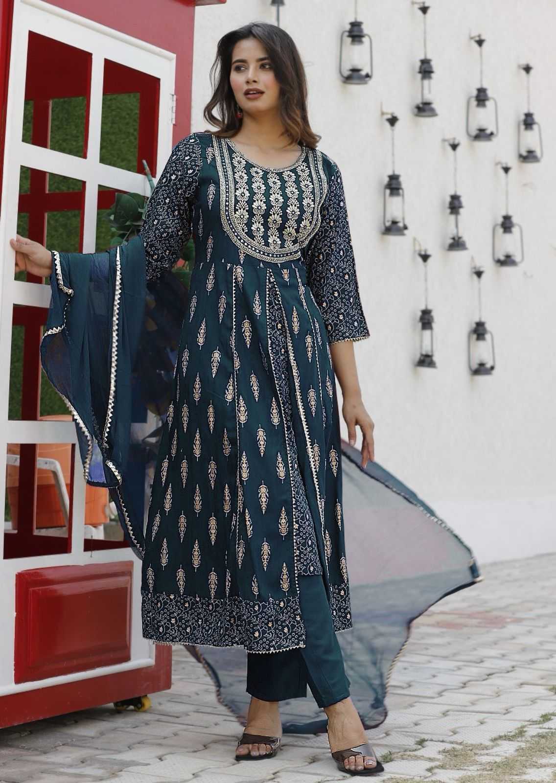 YNF Wholesale Heavy Rayon Rayon Kurtis  | Surat Manufacturer