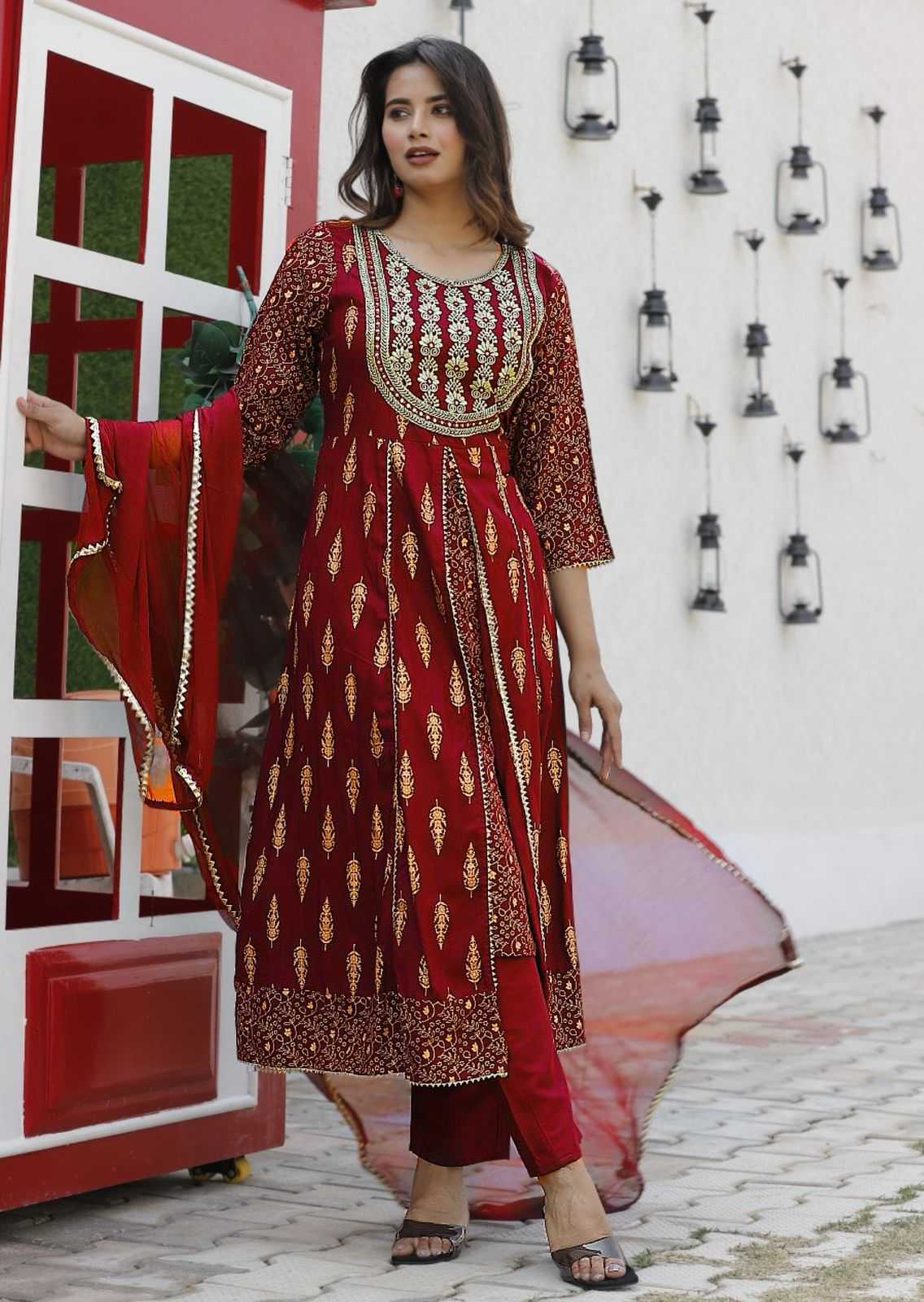 YNF Wholesale Heavy Rayon Rayon Kurtis  | Surat Manufacturer
