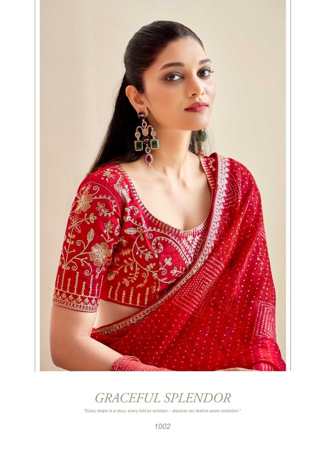 YNF Wholesale Georgette Printed Sarees  | Surat Manufacturer