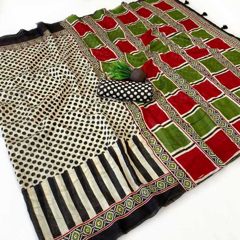 YNF Wholesale Cotton Printed Sarees  | Surat Manufacturer