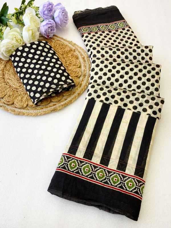 YNF Wholesale Cotton Printed Sarees  | Surat Manufacturer