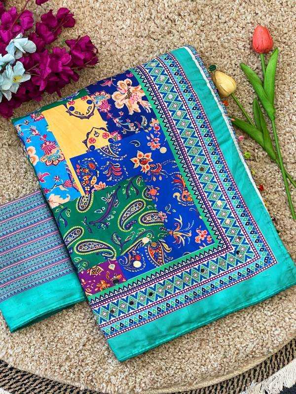 YNF Wholesale Crepe Silk Printed Silk Saree  | Surat Manufacturer